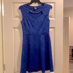 Royal blue dress! Size M! Light wear!
